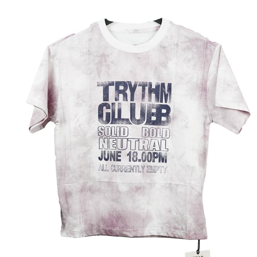 تیشرت بچگانه وارداتی مدل TRYTHM GILUBB (طرح تایپوگرافی فشن)