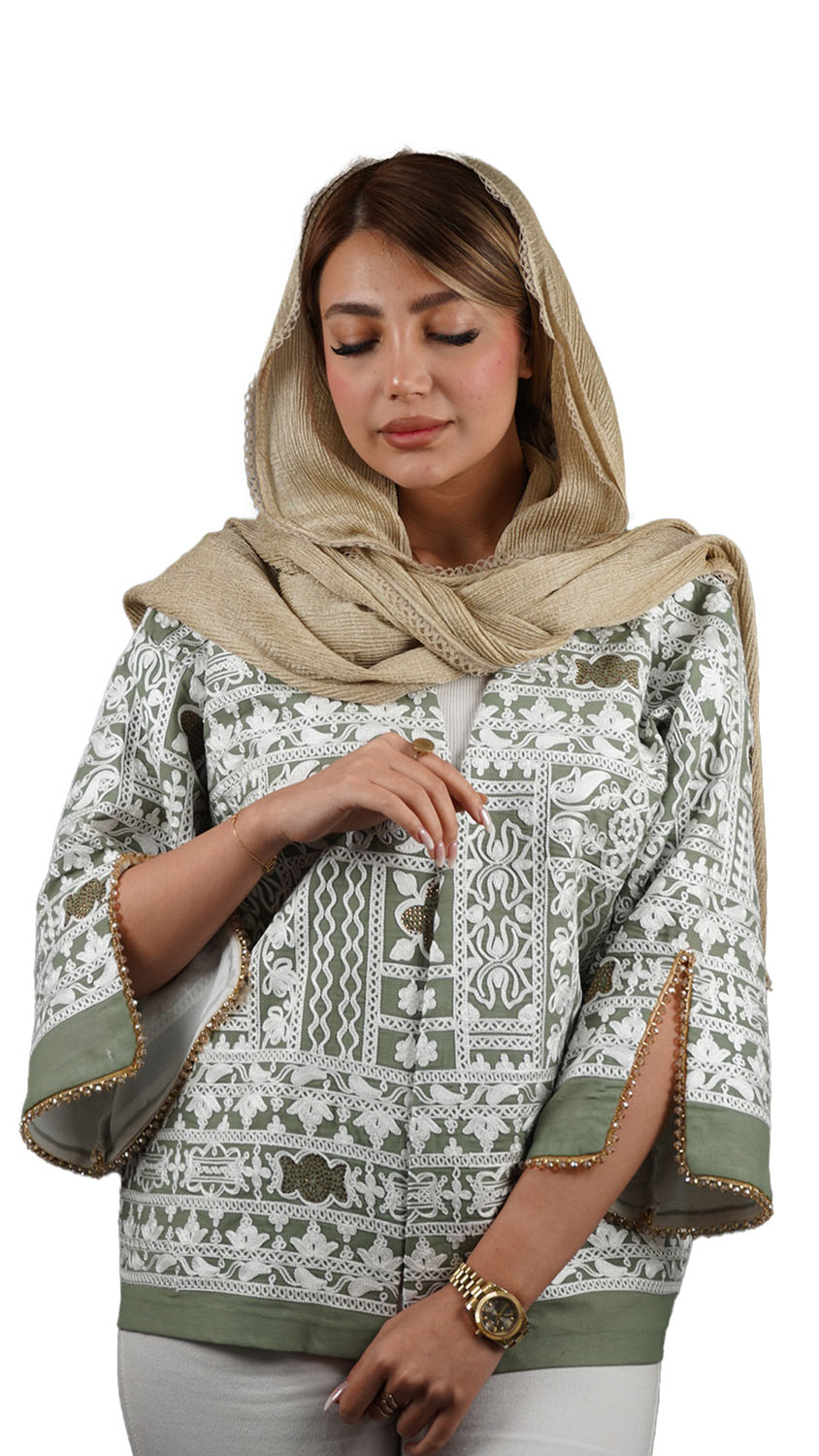 کت سوزن دوزی مجلسی 4