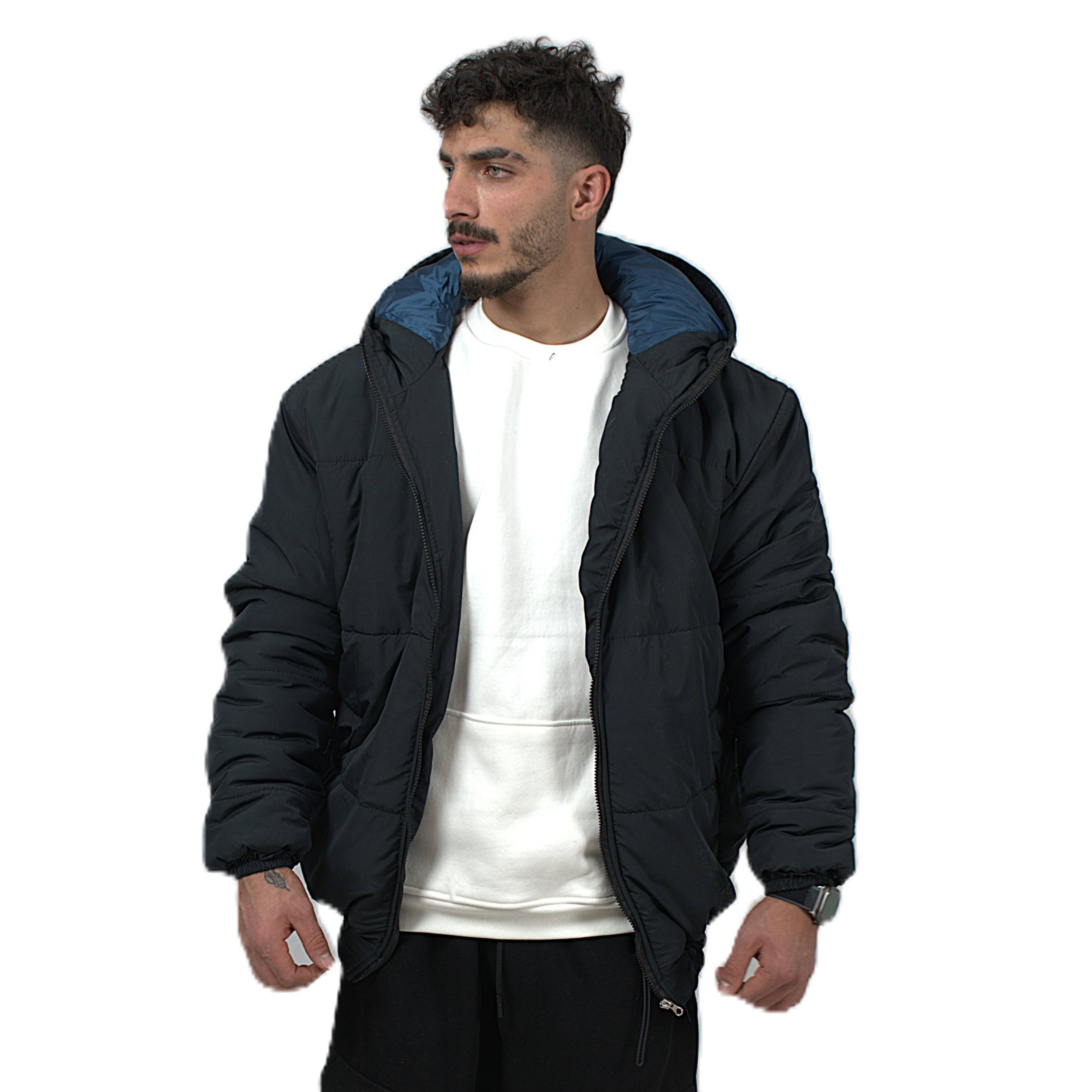 کاپشن کلاهدار تخفیف خورده